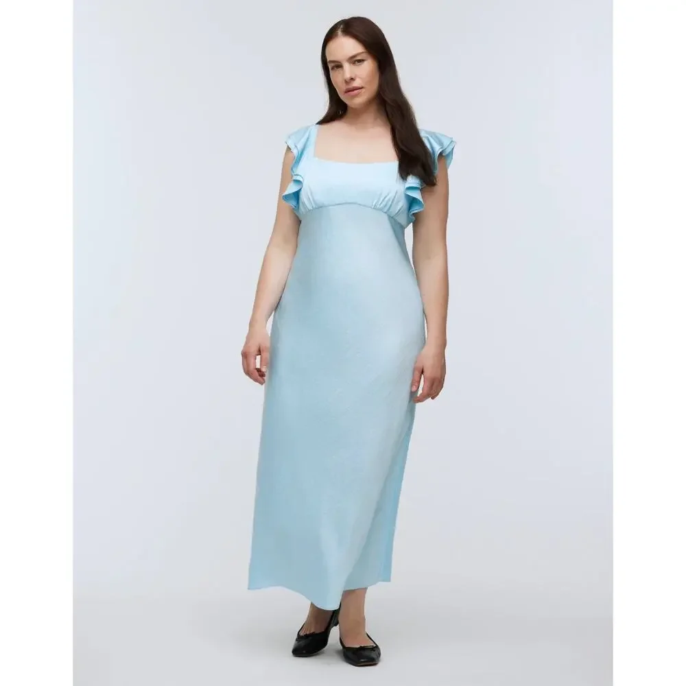 Madewell Light Blue Maxi Dress - Picture 3 of 15